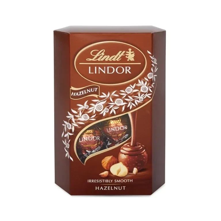Lindt Lindor čokoládové guličky Hazelnut