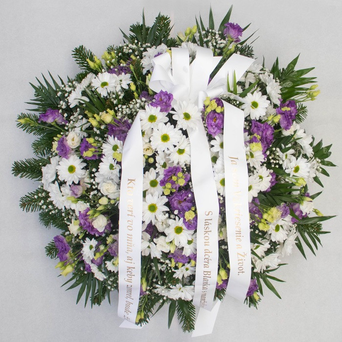 Smútočný veniec Lysianthus