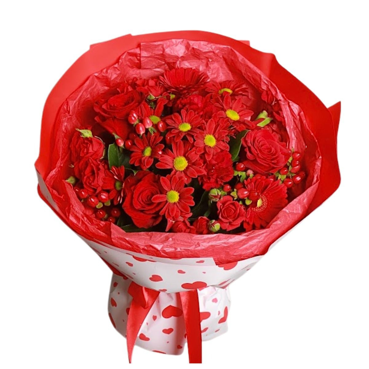 Kytica podľa floristky - červená