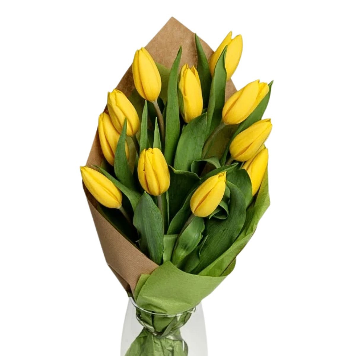 Kytica JEDENÁSTKA z tulipánov žltá