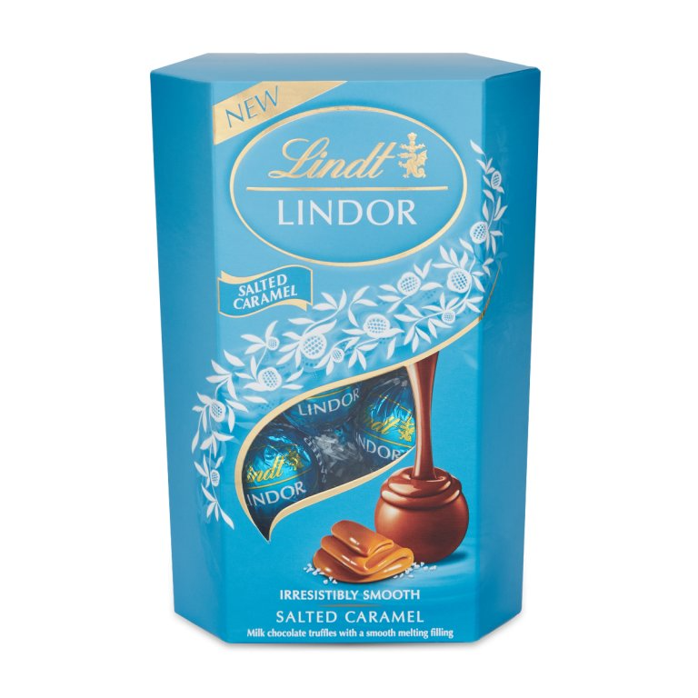 Lindt Lindor čokoládové guličky Salted Caramel