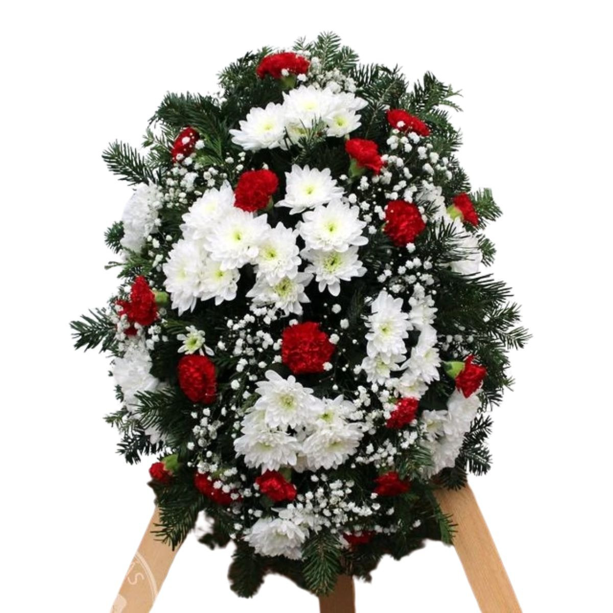 Ikebana červeno biela