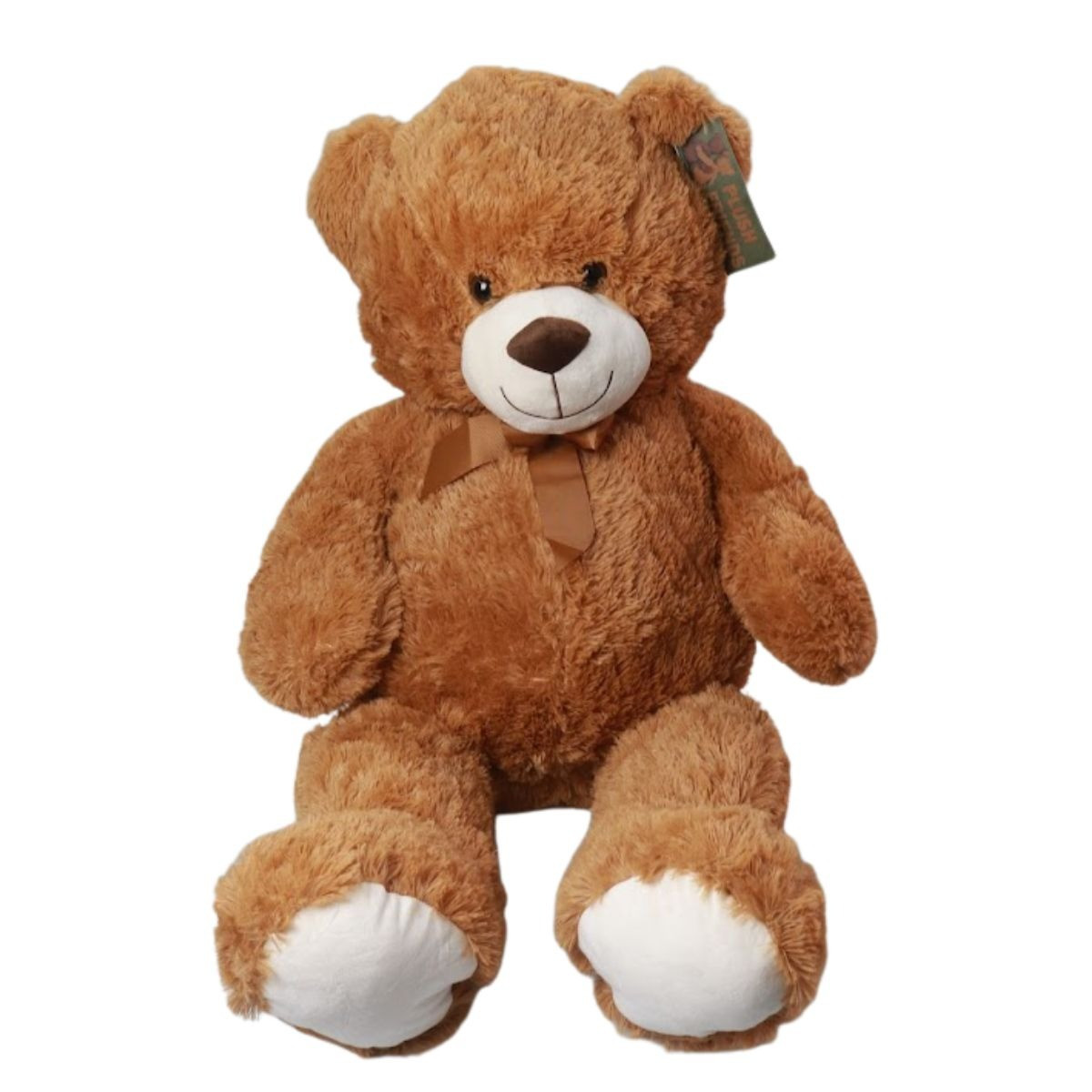 Veľký plyšový medveď tmavohnedý