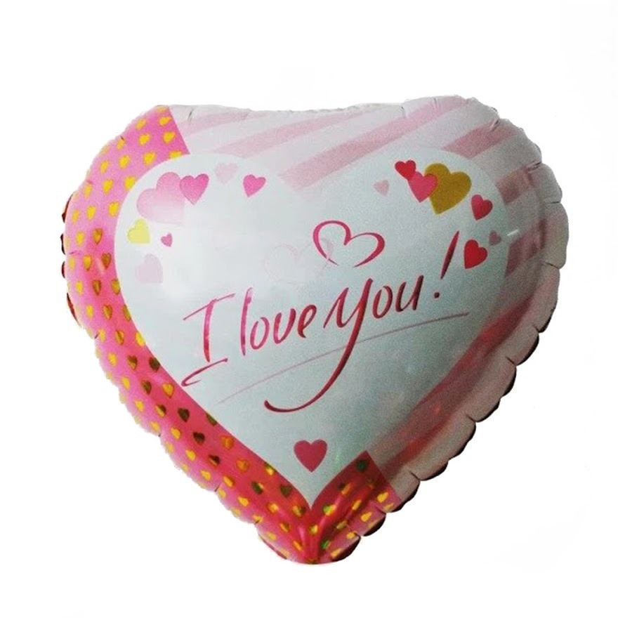 Balón I love you ružový