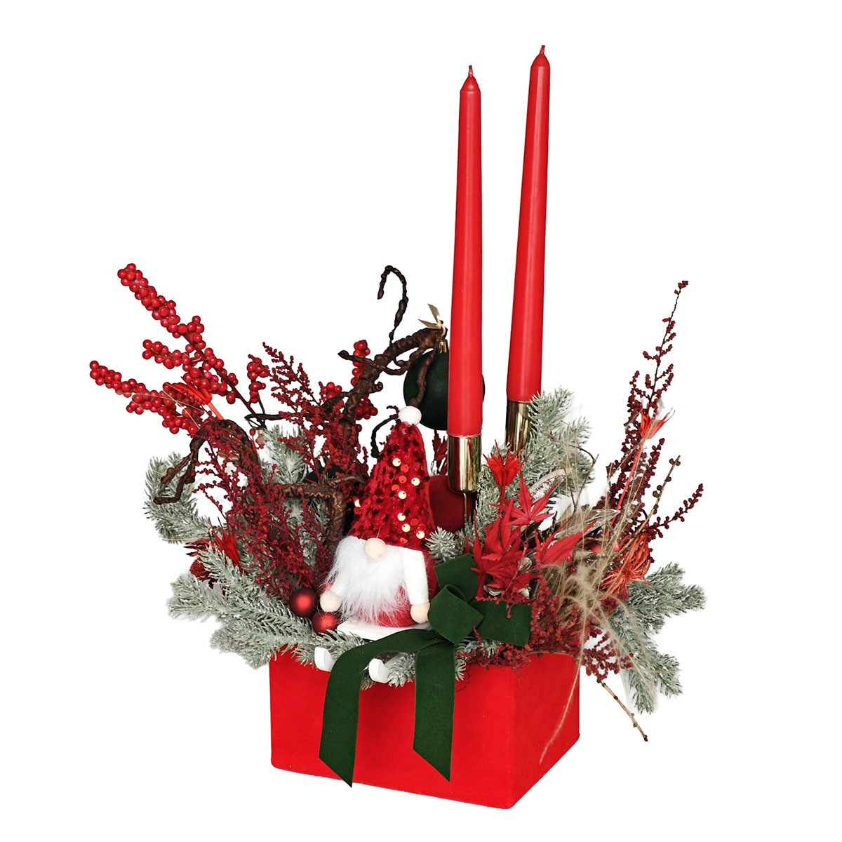 Vianočný aranžmán Elegant green