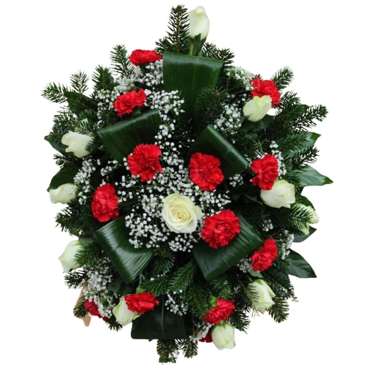 Ikebana červeno biela 02