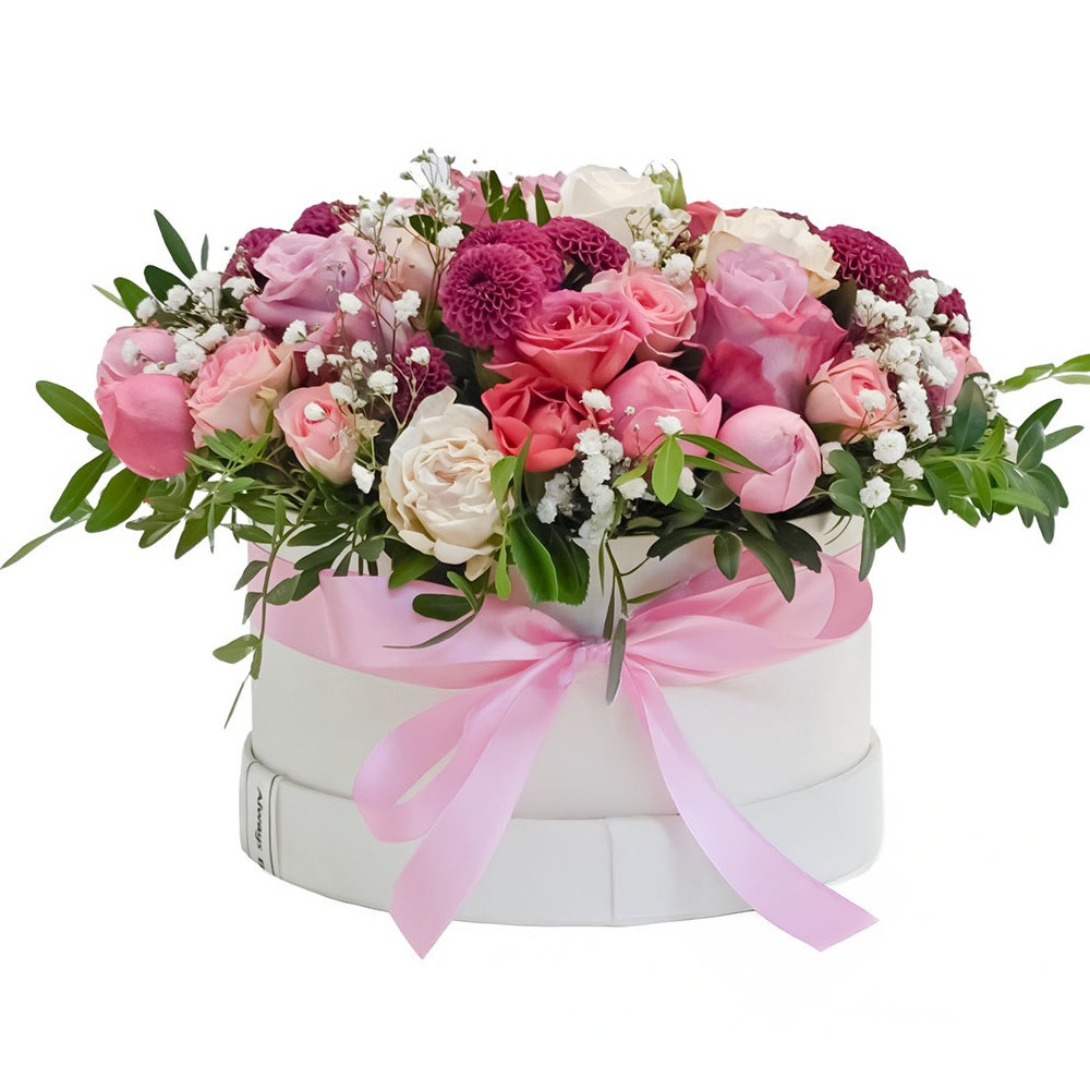 Flower box pink