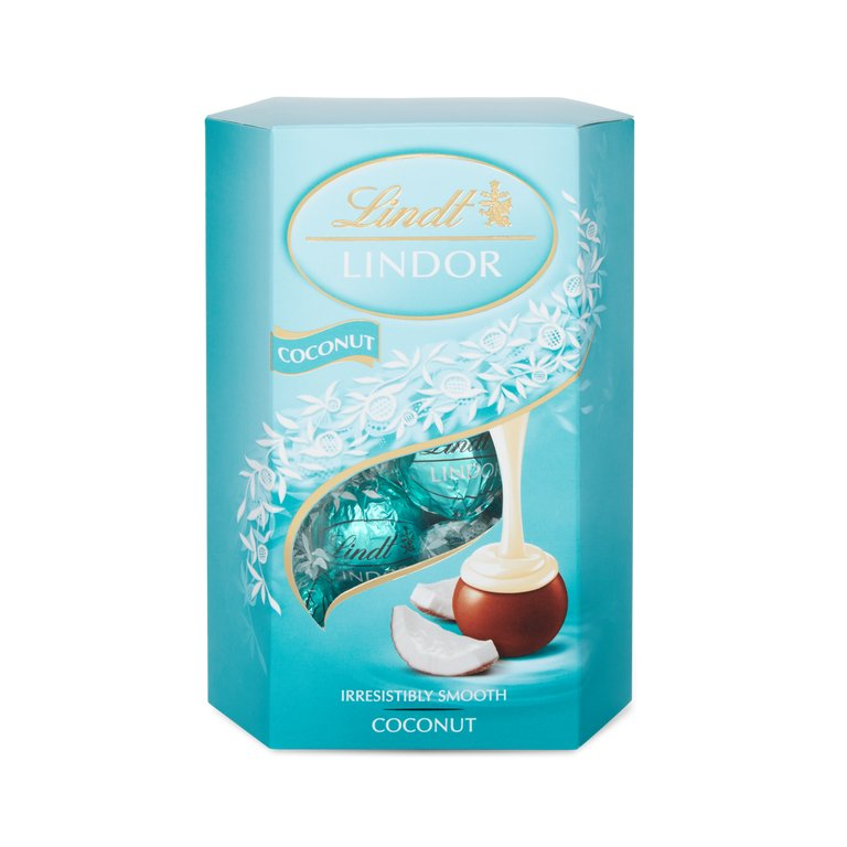 Lindt Lindor čokoládové guličky Coconut