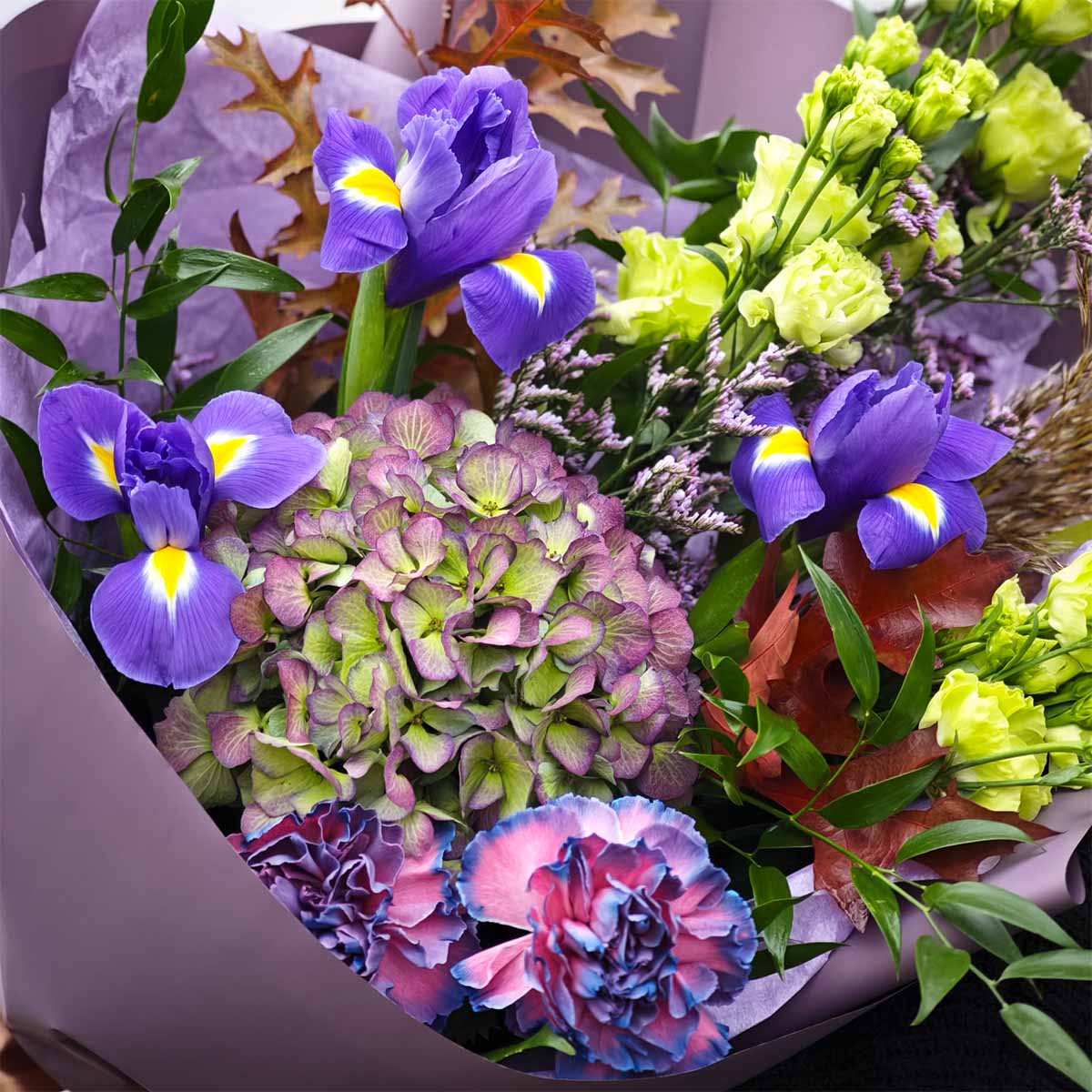 jesenná fialová kytica s hortenziami kvety pre vas 4.jpg